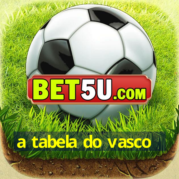 a tabela do vasco